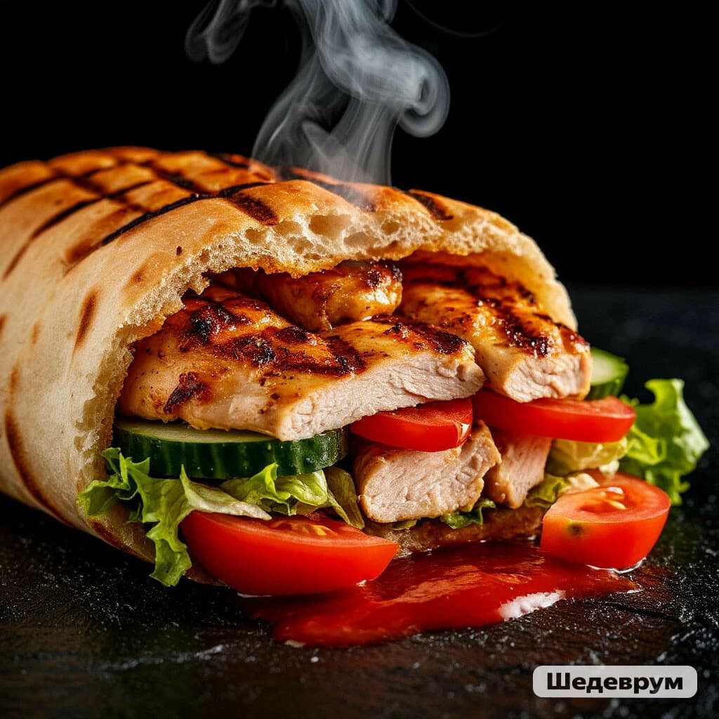 Донар с курицей